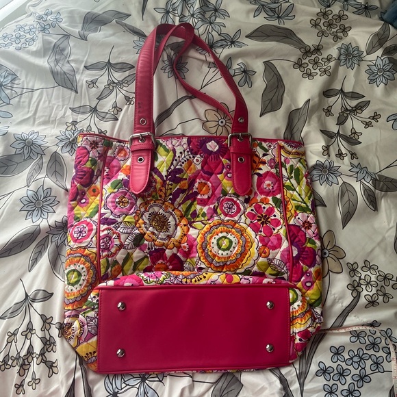 Vera Bradley Tote Bag - Clementine - Picture 5 of 7